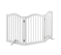 relaxdays Barrière blanche hauteur 70 cm