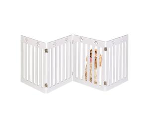 Relaxdays Barrière de sécurité pliable pour chien