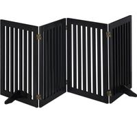Relaxdays Barrière de sécurité, Pliable, Non Fixe, 70 cm de Haut, pour Enfants et Chiens, différents formats, Noire, 1 unité