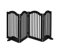 relaxdays Barrière noire hauteur 70 cm