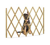 Relaxdays Barrière pour chien, de Protection pour portes et escalier, en ciseaux extensible jusqu’à 116,5 cm, 82,5cm h