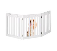 relaxdays Barrière pour chiens en 3 parties Patte