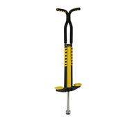 Relaxdays Bâton Sauteur Robuste, pogo-Stick pour Enfant pesant jusqu'à 60 kg, pour se dépenser en extérieur, Jaune