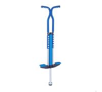 Relaxdays Bâton sauteur pour votre enfant de 60 kg max., antidérapant, acier inoxydable, rembourré, bleu