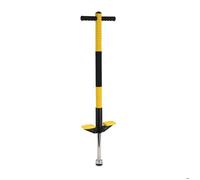 Relaxdays Bâton sauteur robuste, pogo-stick pour enfant pesant jusqu'à 35 kg, pour se dépenser en extérieur, jaune