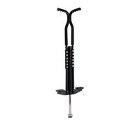Relaxdays Bâton sauteur robuste, pogo-stick pour enfant pesant jusqu'à 60 kg, pour se dépenser en extérieur, noir