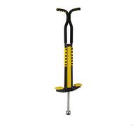 Relaxdays Bâton sauteur robuste, pogo-stick pour enfant pesant jusqu'à 60 kg, pour se dépenser en extérieur, jaune