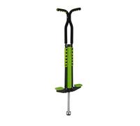 Relaxdays Bâton Sauteur Robuste, pogo-Stick pour Enfant pesant jusqu'à 60 kg, pour se dépenser en extérieur, Vert