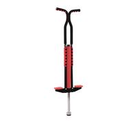 Relaxdays Bâton Sauteur Robuste, Rouge | pogo-stick pour enfant pesant jusqu'à 60 kg, pour se dépenser en extérieur