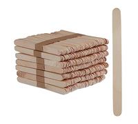 Relaxdays Bâtonnet en Bois, Lot de 900, pour bricoler, Faire de la pâtisserie, Manger Une Glace, H x L : 11x1 cm, Nature