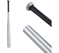 relaxdays Batte de base-ball en aluminium argenté