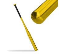 Relaxdays Batte de baseball dorée en aluminium