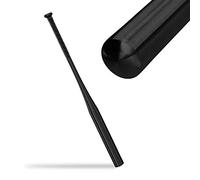 Relaxdays Batte de Baseball en Aluminium, 34 Pouces / 86 cm, Manche antidérapant, Accessoire en Aluminium, Noir