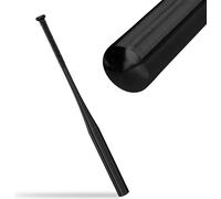 relaxdays Batte de baseball noire, 1 pièce