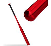 relaxdays Batte de baseball rouge, 1 pce