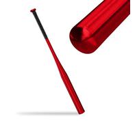 Relaxdays Batte de baseball rouge en aluminium