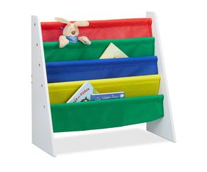 Relaxdays Bibliothèque colorée pour enfants
