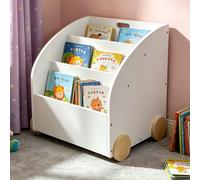 Relaxdays Bibliothèque enfant 3 compartiments