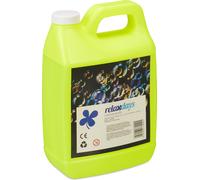 relaxdays Bidon de recharge pour bulles de savon 2l