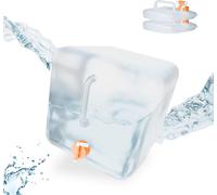 relaxdays Bidon d'eau pliable, lot de 3, 20 l
