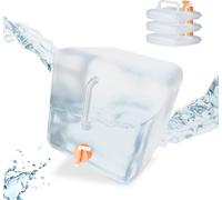 relaxdays Bidon d'eau pliable, set de 4 pièces