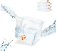 relaxdays Bidon d'eau pliable, set de 4 pièces