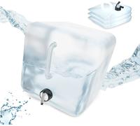 relaxdays Bidon d'eau pliable, set de 4 pièces