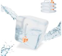 relaxdays Bidon d'eau pliable, set de 4 pièces