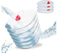relaxdays Bidons pliables ovales, set de 4 pièces