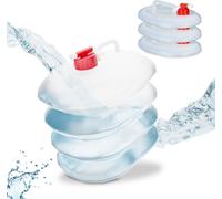 relaxdays Bidons pliables ovales, set de 4 pièces