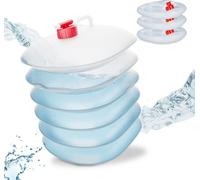 relaxdays Bidons pliables ovales, set de 4 pièces