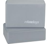 relaxdays Bloc de yoga, set de 2 pièces