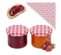 Relaxdays Bocaux, Lot de 75, 220 ML, Couvercle Twist-Off hermétique, pour conserves et confitures, Transparents