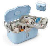 Relaxdays Boîte à médicaments en plastique