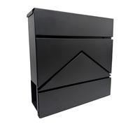 Relaxdays Boîte aux lettres métal, porte-journaux