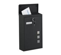 Relaxdays Boite aux lettres spacieuse