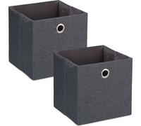 relaxdays Boîte de rangement en kit de 2 pièces