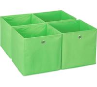 relaxdays Boîte de rangement en kit de 4 pièces