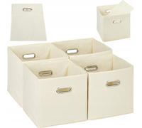 relaxdays Boîte de rangement en kit de 4 pièces