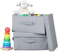 relaxdays Boîte de rangement en non-tissé, lot de 2