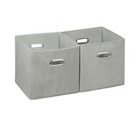 Relaxdays Boîte de rangement en tissu en lot de 6