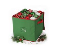 Relaxdays Boîte de rangement pour boules de Noël