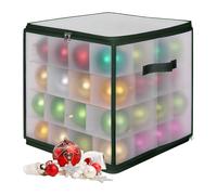 Relaxdays Boîte de rangement pour boules de Noël
