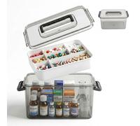 Relaxdays Boîte médicale en plastique