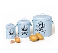 Relaxdays Boîtes à pommes de terre, lot de 3
