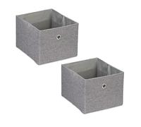 relaxdays Boîte de rangement en kit de 2 pièces