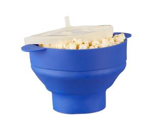 Relaxdays Bol à pop-corn micro-ondes en lot de 10