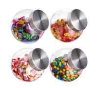 Relaxdays Bonbonnières jeu de 8, 1,5l