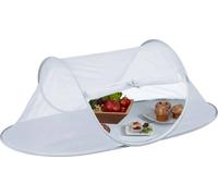 relaxdays Bonnet anti-mouches pour aliments gris