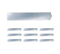 Relaxdays Bordure de gazon argentée